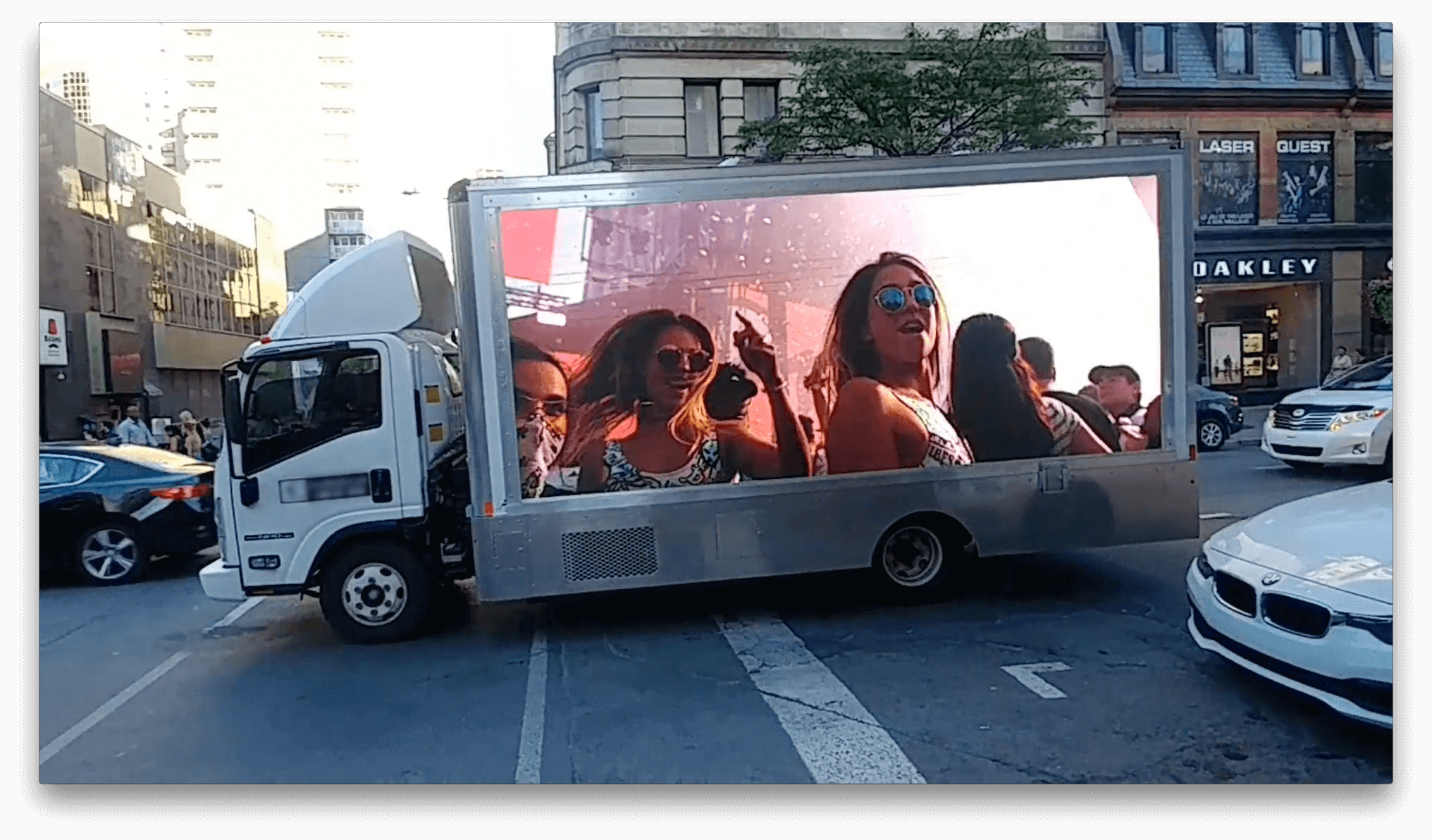 Mobile LED Video Ad Truck - Outdoor Media Works